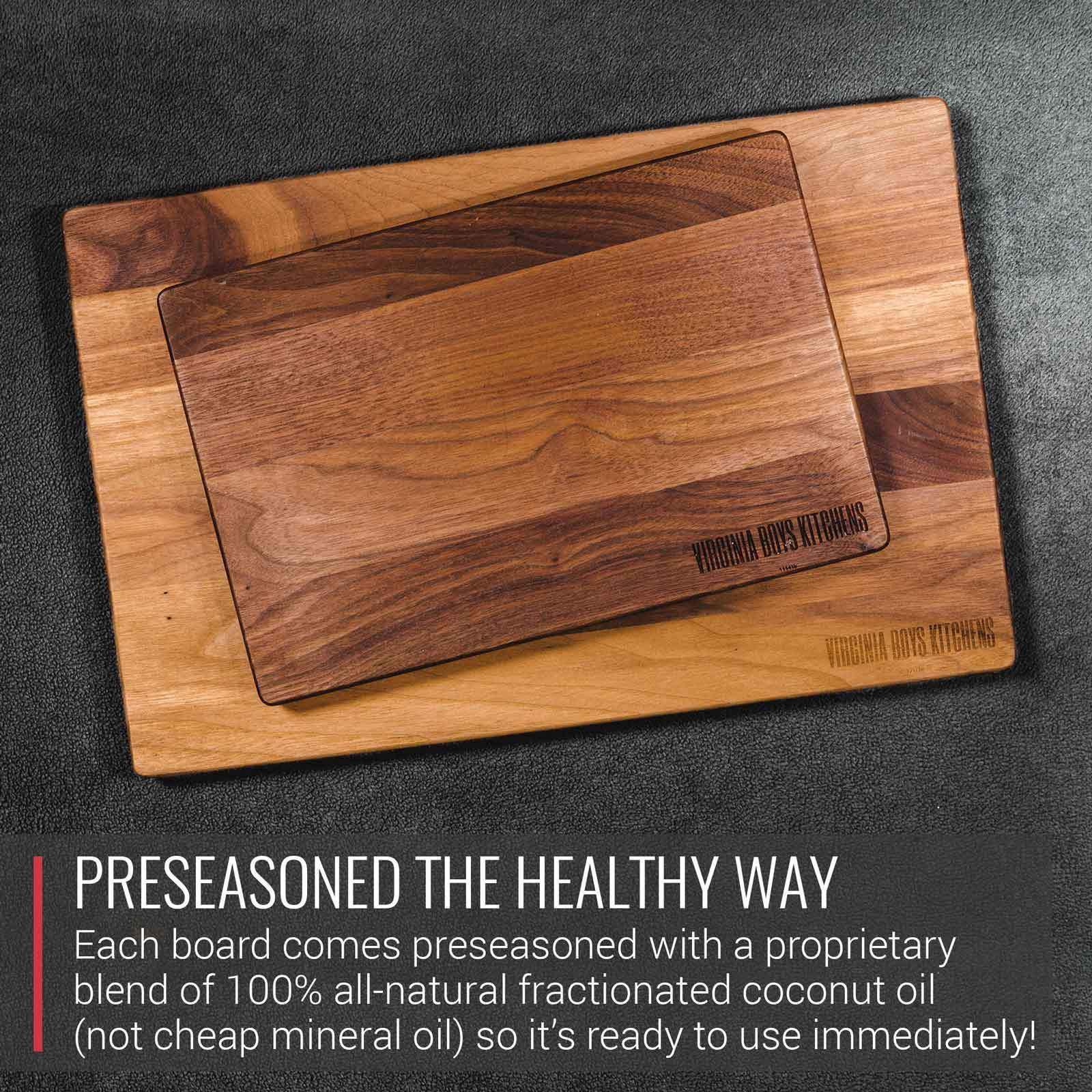 ROYAL CRAFT WOOD Luxury Cutting Boards for Kitchen - Reversible Wood  Cutting Board Set, Thick Chopping Board - Wooden Cutting Board Set with  Juice